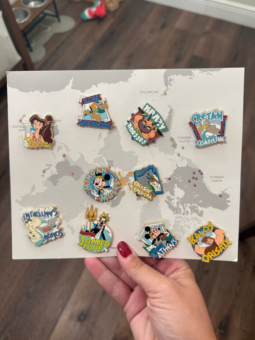 Complete adventure by Disney Greek Isles Pin collection